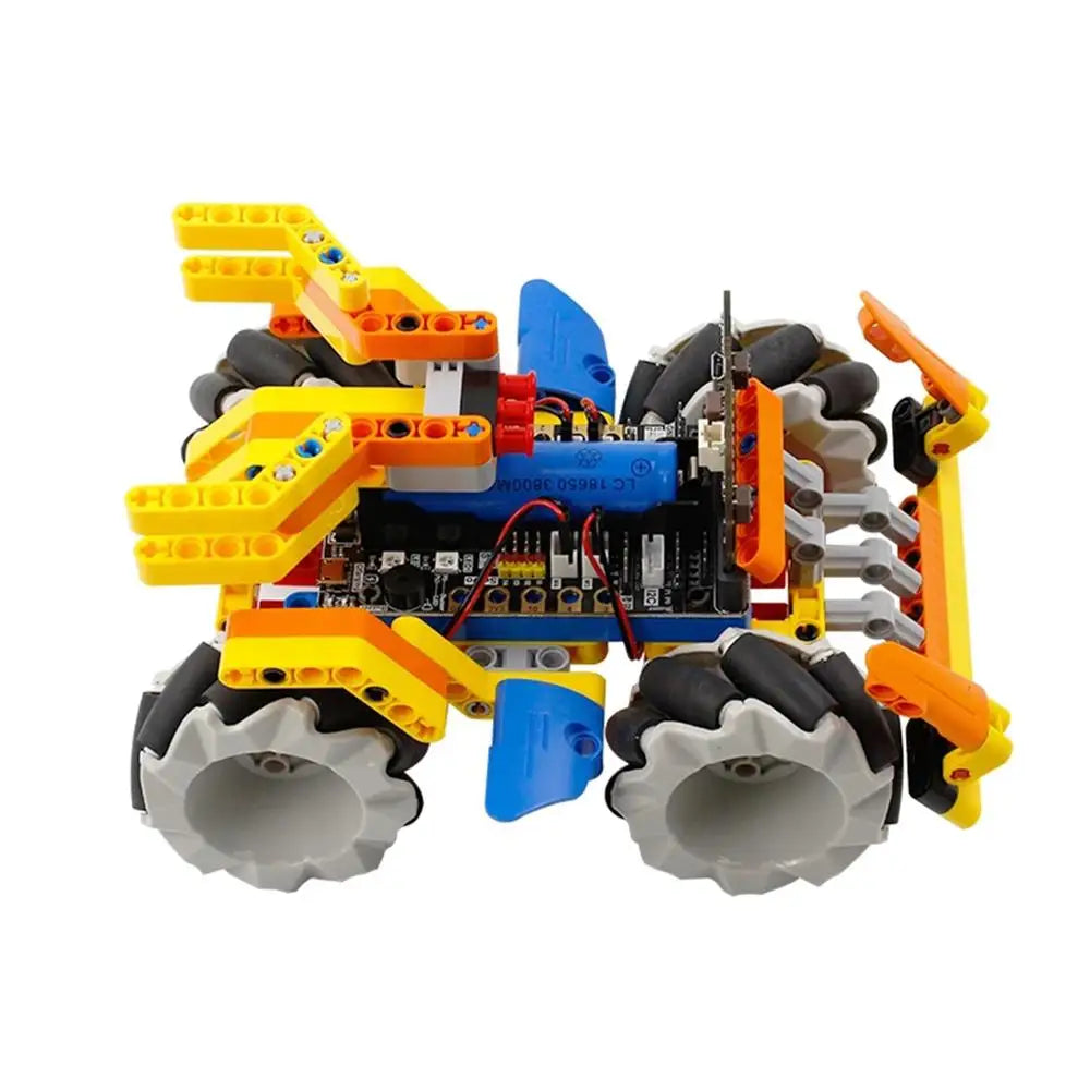Custom Programmable Intelligent Robot Building Block Kit Mecanum Wheel Smart Robot Car for Micro: bit (With/Without Micro:bit Board) Manufacturer