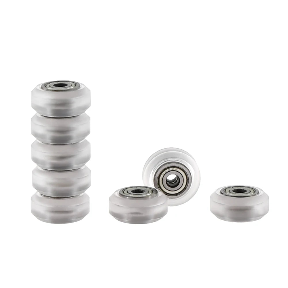 Custom Plastic wheel POM with Bearings big Models Passive Round wheel Idler Pulley Gear perlin wheel for CR10 Ender 3 Manufacturer