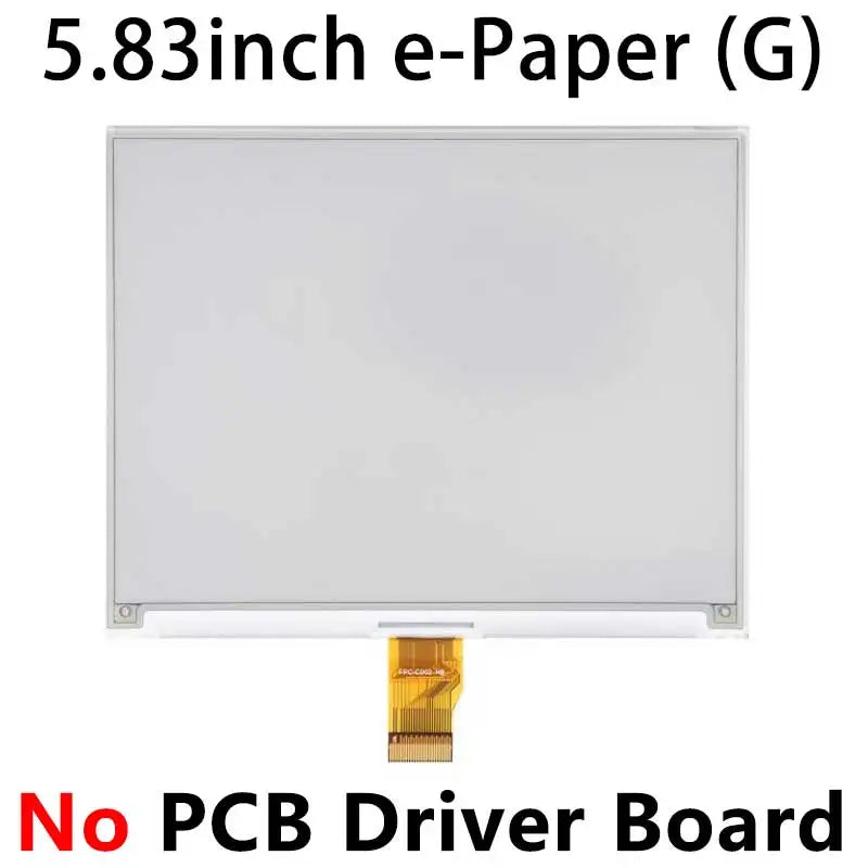 Raspberry Pi 5.83 inch e-Paper link (G) RYBW 800x480 For Arduino / Jetson / STM32 /ESP32
