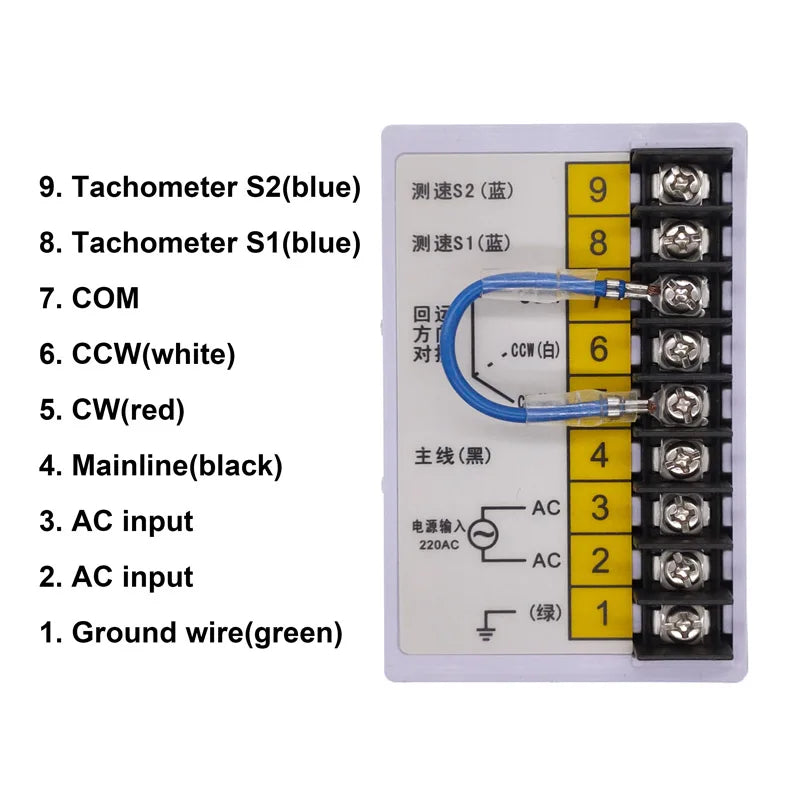 Custom LED display speed controller 400W UX-A-52 AC 220V 50/60hz Regulator Control Forward & Backward Motor speed governor Manufacturer