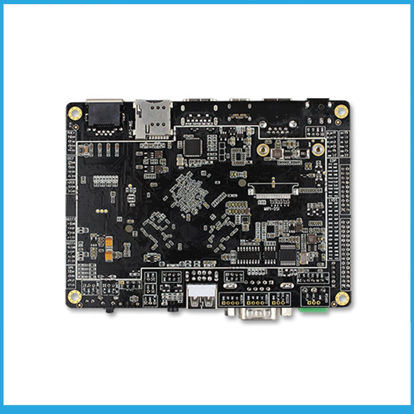 Custom AIO-3399C Six-core AI Development board NPU artificial intelligence edge calculation Android Linux open source Manufacturer