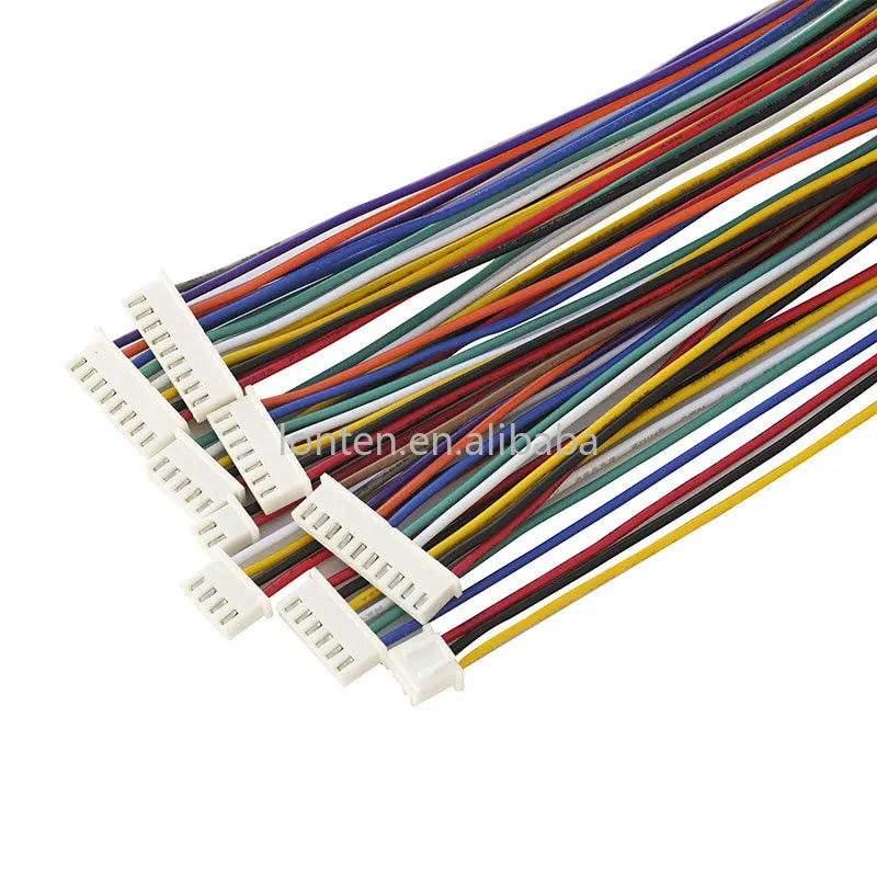 Custom 10PCS XH2.54 Electronic Wire Terminal Wire Double Head 10cm/20cm/30cm Cable 26awg Double Head Same side / Reverse side Manufacturer