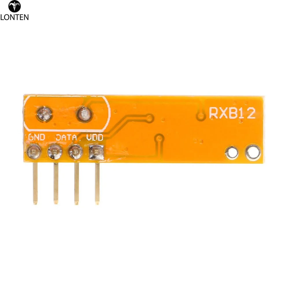 Custom High Quality OEM android board printed circuit board pcb assembly RXB12 315Mhz/433Mhz Superheterodyne Wireless Receiver Module Manufacturer