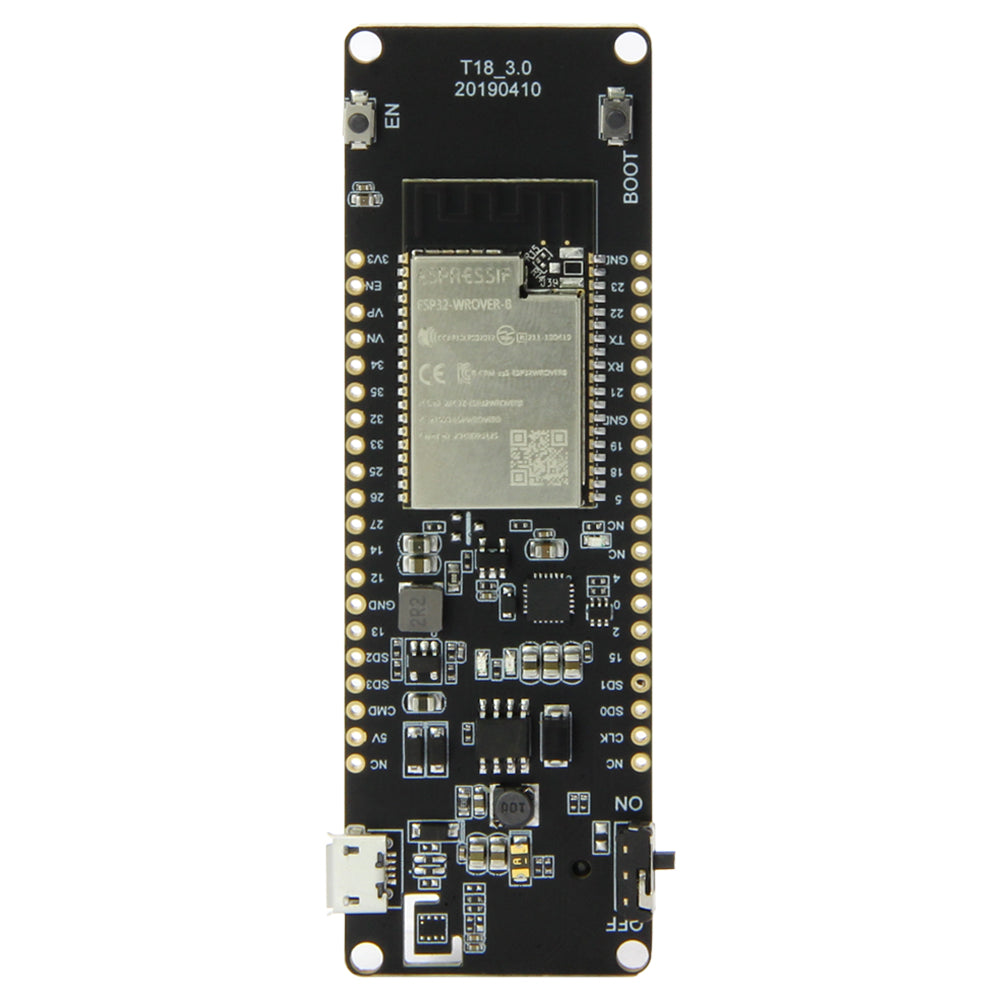 TTGO T-Energy ESP32 8MByte PSRAM WiFi & Module 18650 Battery ESP32-WROVER-B Development Board 18w pd charger pcba customize