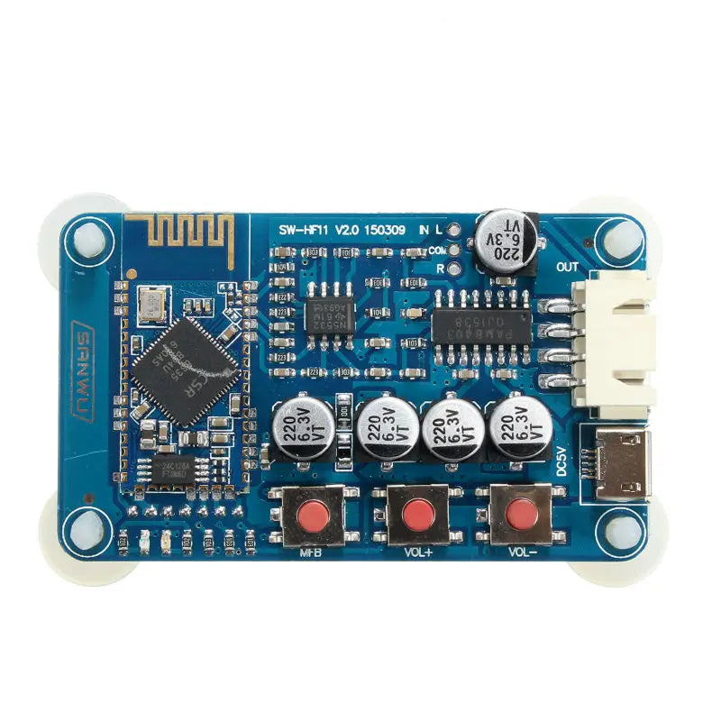 Custom CSR8635 5V DC Wireless Audio Stereo Receiver Digital Amplifier Board With USB Port modules Manufacturer