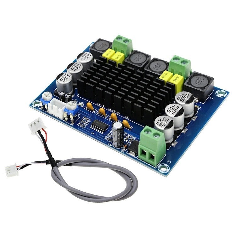 120W*2 TPA3116D2 Stereo Audio Amplifier Board Dual-channel Digital Class D Power Amplificador Modul 12V-24V DIY pcb assembly Custom