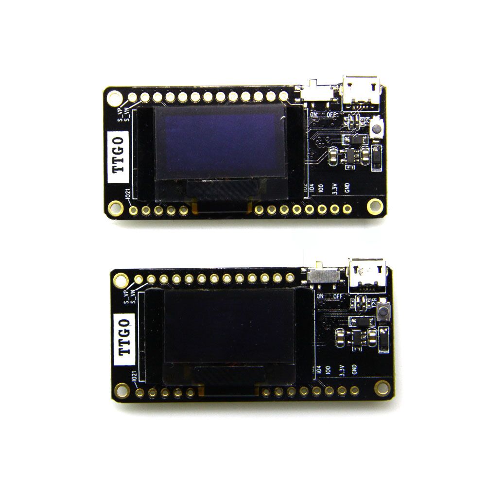 TTGO LORA32 V2.0 868/433Mhz ESP32 LoRa 0.96 Inch SD Card WIFI ESP32 ESP-32 Module With Antenna wireless doorbell board pcba customize