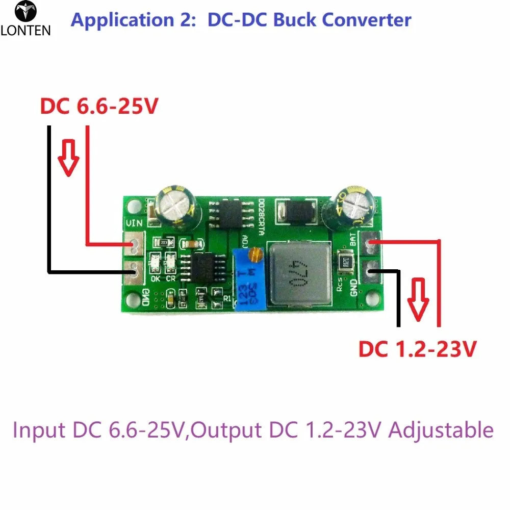 Custom 1A 3.2V 6.4V 9.6V 12.8V 16V 19.2V LiFePO4 Batterie Charger Charging Module Manufacturer