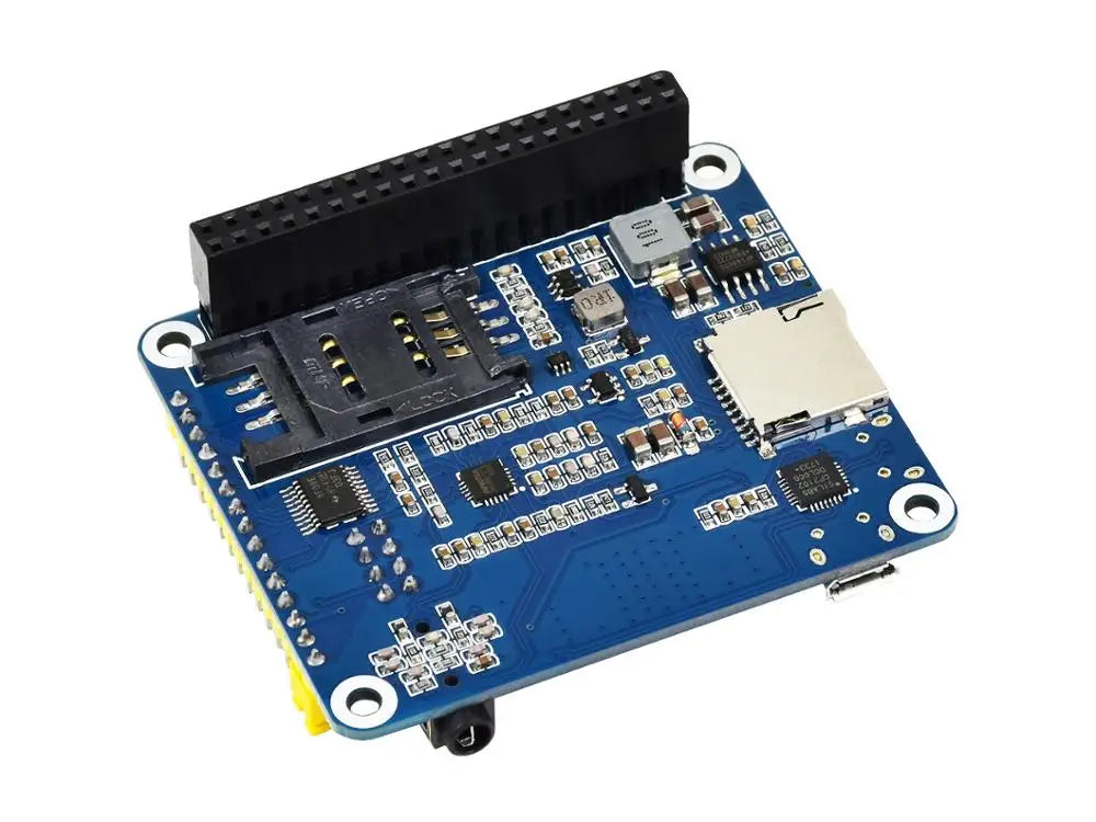 Custom SIM7600E LTE Cat-1 HAT for Raspberry Pi 3G / 2G / GNSS as well for Southeast Asia West Asia, Europe Africa Custom PCB Manufacturer