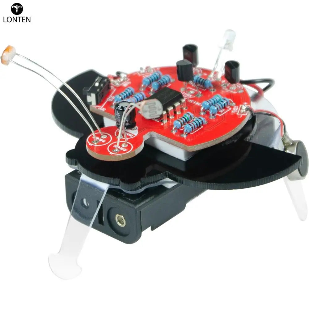 Custom Lonten DIY Fireworm Glowworm STEAM Photographic Robot Educational Kit Photo Resistor Programmable Toys Manufacturer