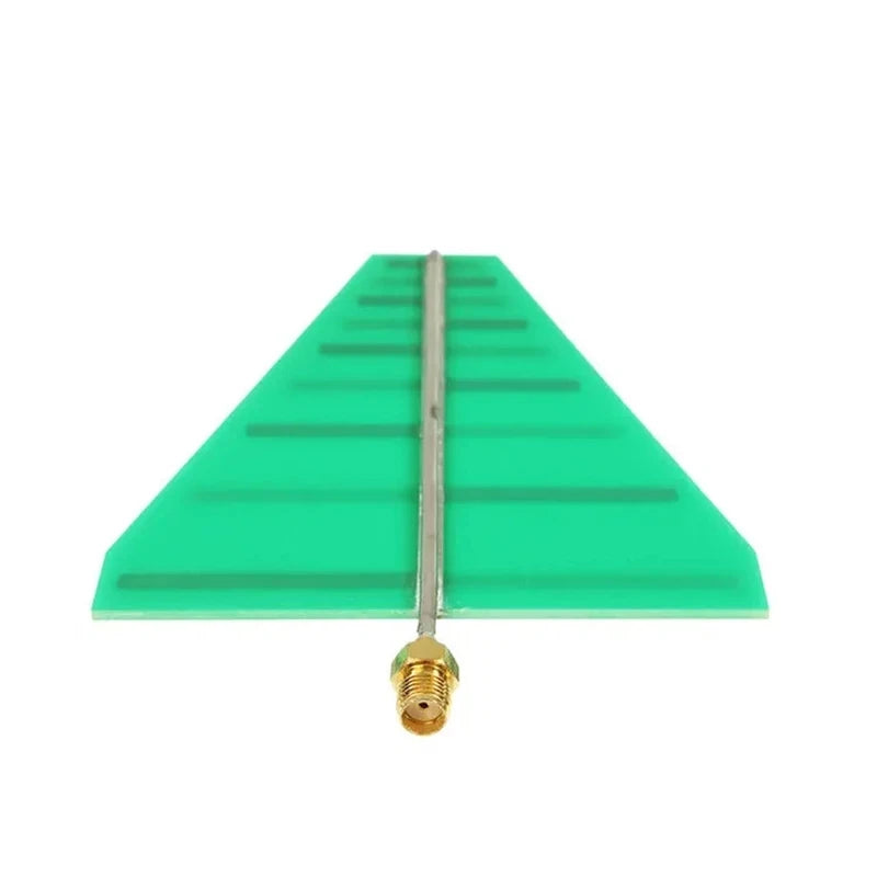 Custom 1.35GHz-9.5GHz 8x10cm UWB Ultra Wideband Log Periodic Antenna 5-6db 15W female modules Manufacturer