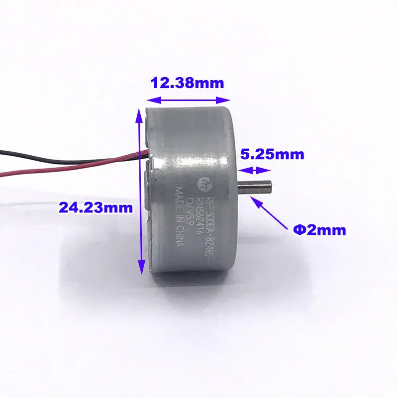 Custom RF-300EA-8Z485 Motor D/V5.9 DC 3V-6V 5V Micro 24mm Round Electric Motor Audio CD DVD Player Spindle Motor Toy Fan Model Manufacturer