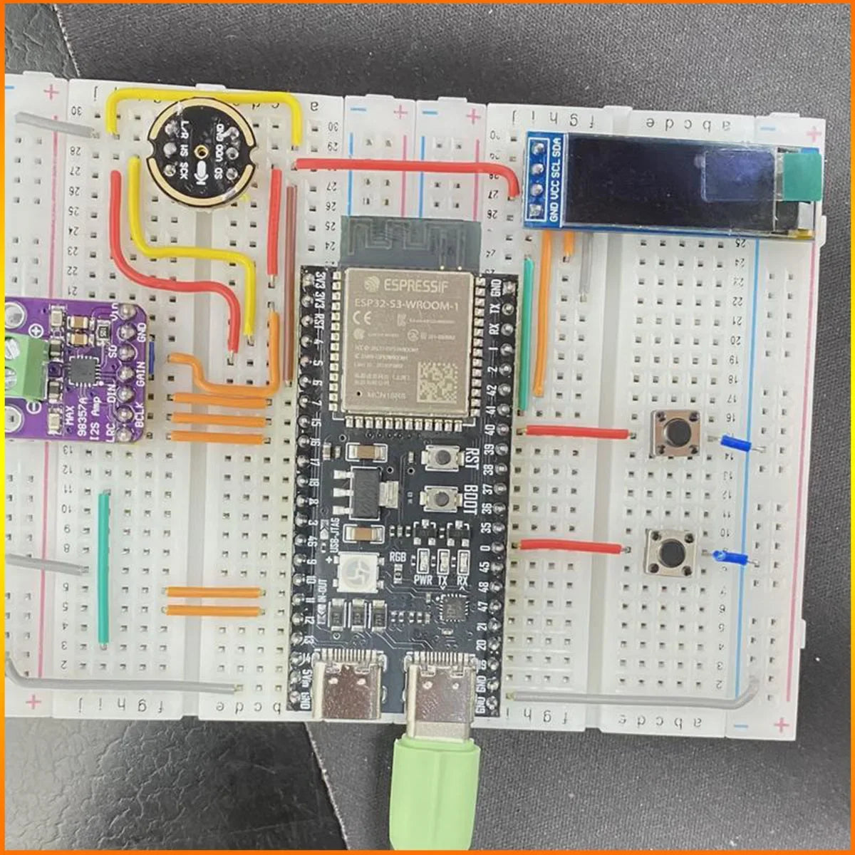 Xiaozhi AI Finished Product ESP32 S3 N16 R8 Deepseek Large Model Voice Development Board Xiaozhi Expansion Board AI Robot KIT