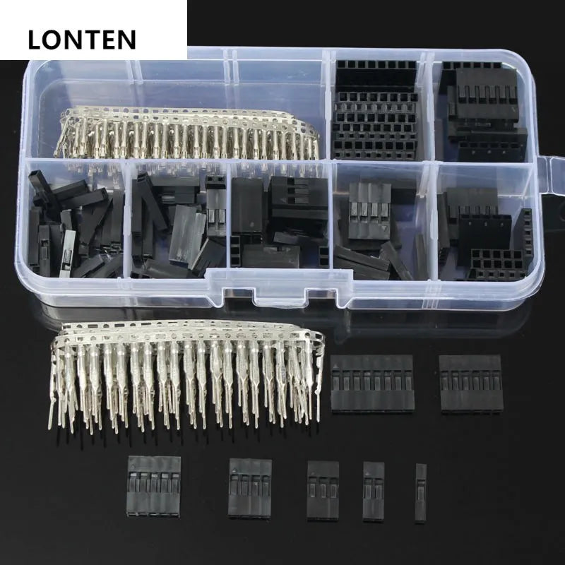 Custom Lonten 310Pcs/box 2.54mm Male Female Dupont Wire Jumper With Header Connector Housing Kit Manufacturer