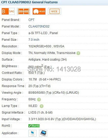Custom HD + 2 av + VGA 7 inch LCD panel 1024 * 600 Raspberry pie LCD screen display DIY kits raspberry pi 4 price Manufacturer