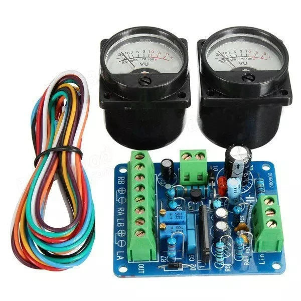 Custom Audio Level Amp Driver Board With Two VU Meter Module Manufacturer