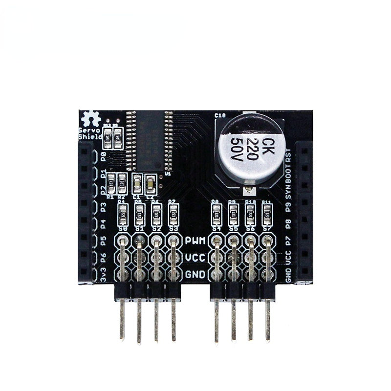 Custom PCB odm pcba 8 Channel Servo Module PWM Driver I2C Interface PCA9685 Module Compatible with OpenMV4 pcba fireplaces