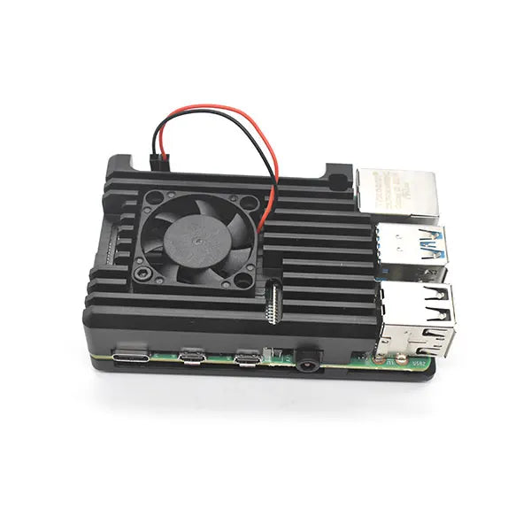 Custom NEW Raspberry Pi 4 case Aluminum Metal Case Aluminum Case Box with single Fan Heat Sink for Raspberry Pi 4 3 Model B 3 Manufacturer