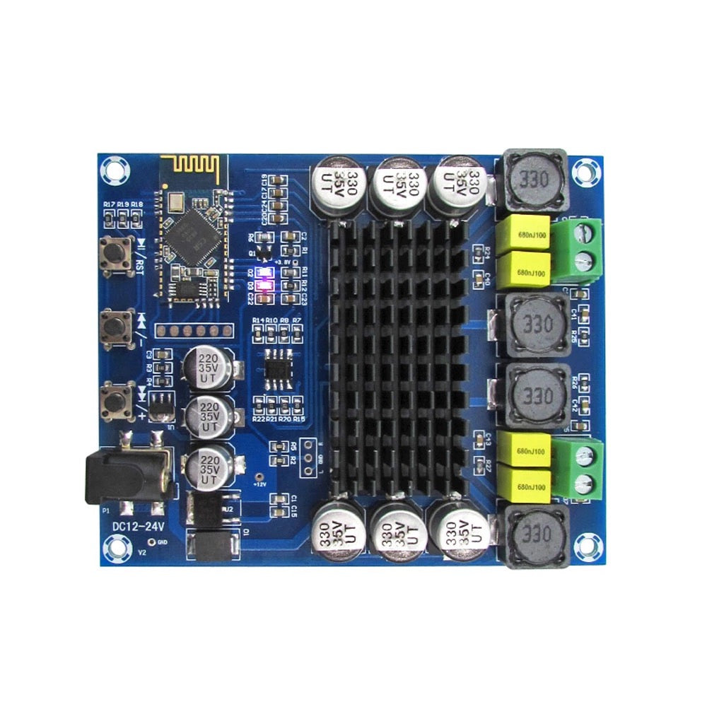 120W*2 TPA3116D2 Audio Power Amplifier Board Btm835/csr8635(4.0) Dual Channel TPA3116 Stereo Amplifiers pcb assembly Custom