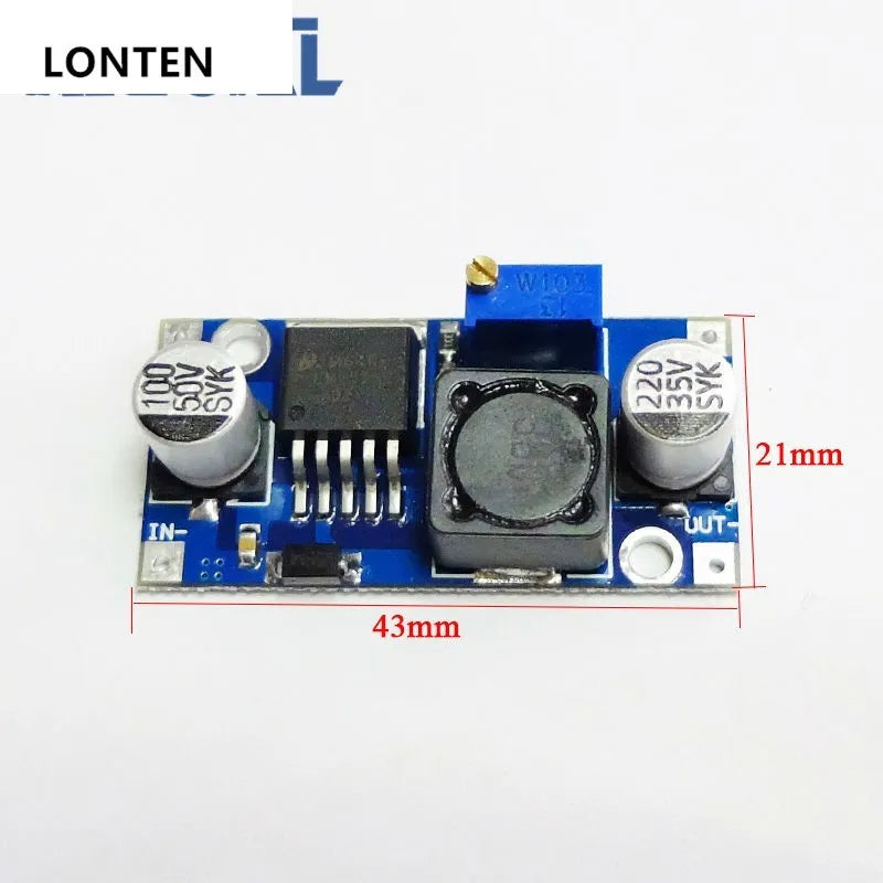 Custom China Manufacture circuit board, pcb& assembly LM2596 DC-DC Adjustable Step Down Power Supply Module Manufacturer