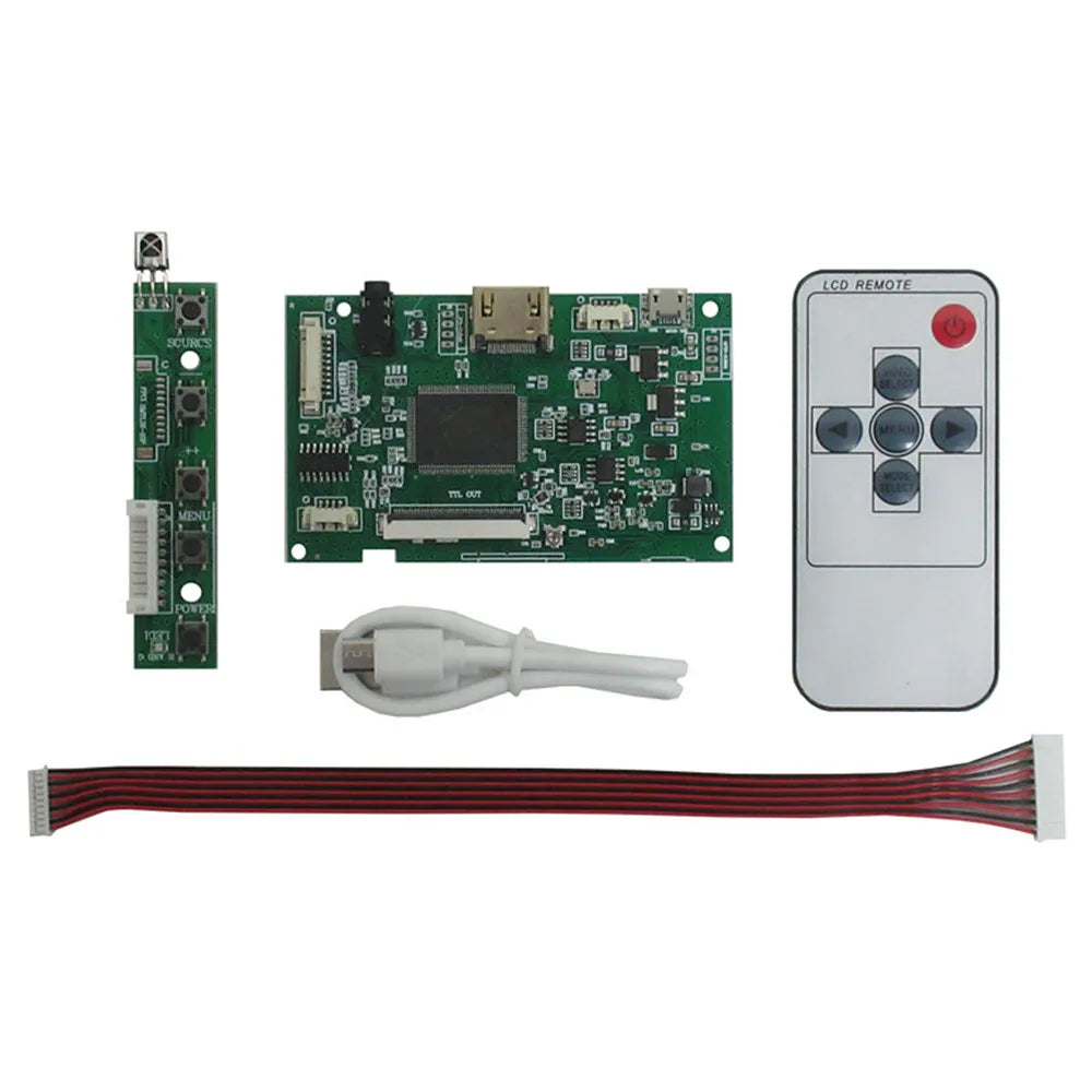 Custom 7 Inch LCD Display Screen Monitor Driver Control Board Audio HD-Compatible Digitizer Touchscreen For Raspberry Pi Banana Pi PC Manufacturer