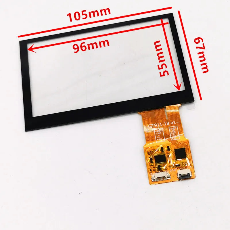 Custom 4.3 inch display capacitive touch module kit 480x272 HD LCD Module for Raspberry Pi 3B 4B Car Raspberry Pi 3 Micro USB 5V Manufacturer
