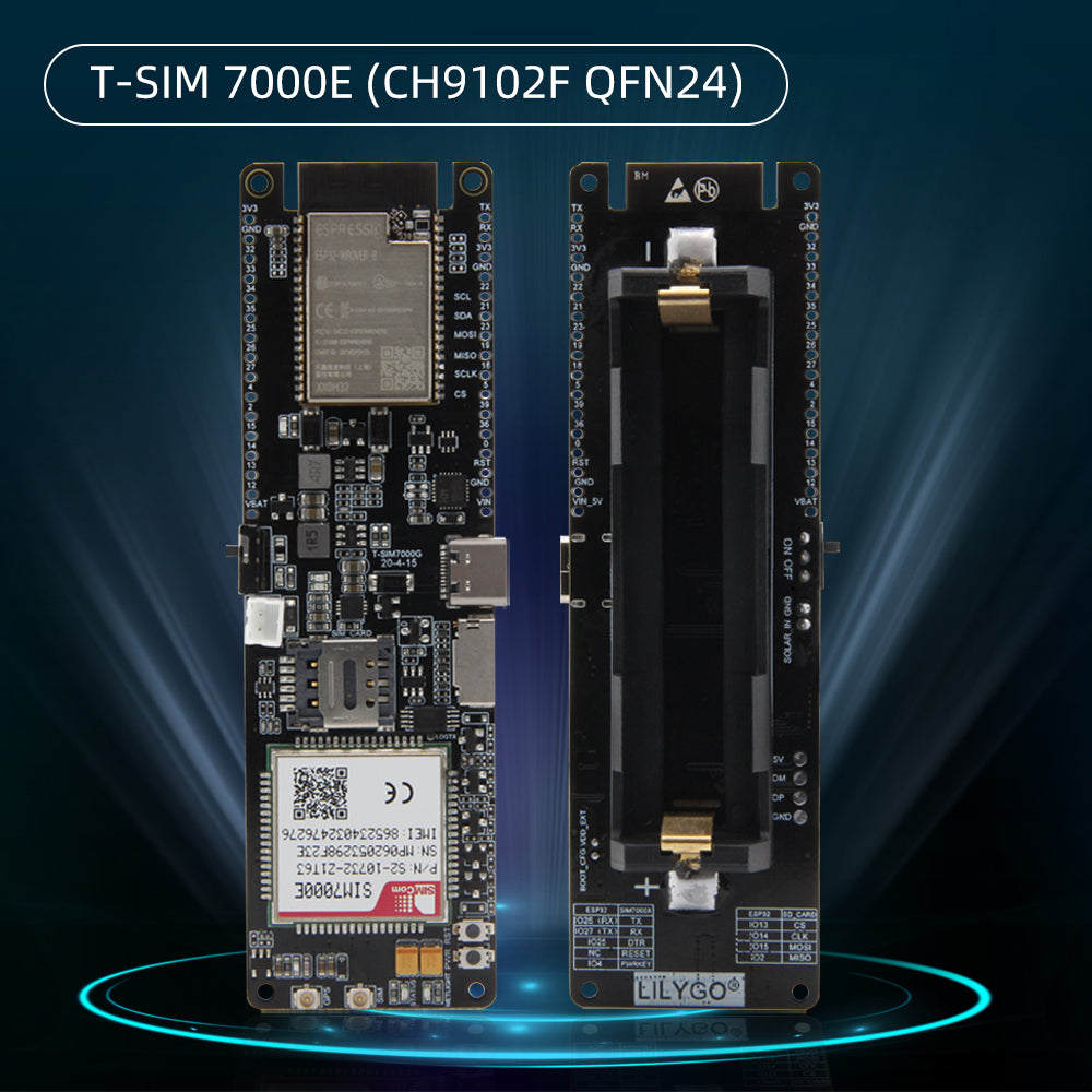 TTGO T-SIM7000E ESP32-WROVER-B Wireless Module Support SIM TF Card WiFi IOT Expansion Development Board Custom PCB customize