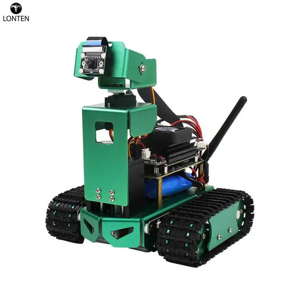 Custom Lonten High Tech Artificial Programmable Intelligence Car DIY 3DOF Robot Car Kit Development Board for Jetson Nano Adjustable He Manufacturer