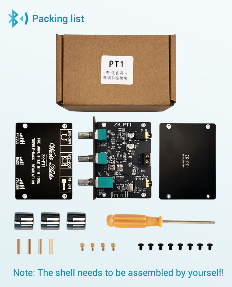 NE5532 Tone Preamplifier -Compatible Board Audio Equalizer Wireless Receiver Preamp Aux Pre Amplifier Aux DC5-24V pcb assembly customize