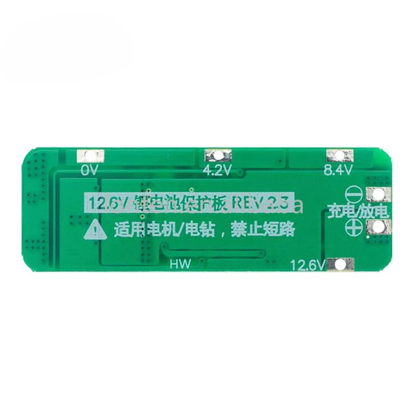 Custom 10pcs 3S 20A Li-ion Lithium Battery 18650 Charger PCB BMS Protection Board 12.6V Cell 59x20x3.4mm Module Manufacturer