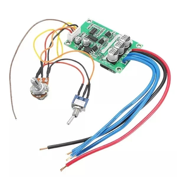 Custom DC 12V-36V 500W High Power Brushless Motor Controller Driver Board Assembled No Hall DIY Kit Peak current 20A Manufacturer