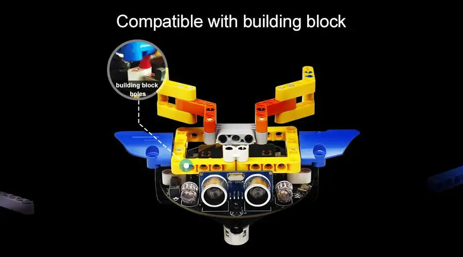 Custom Tiny:bit smart car DIYMicro:bit smart car kit graphical programming maker education remote control robot Manufacturer