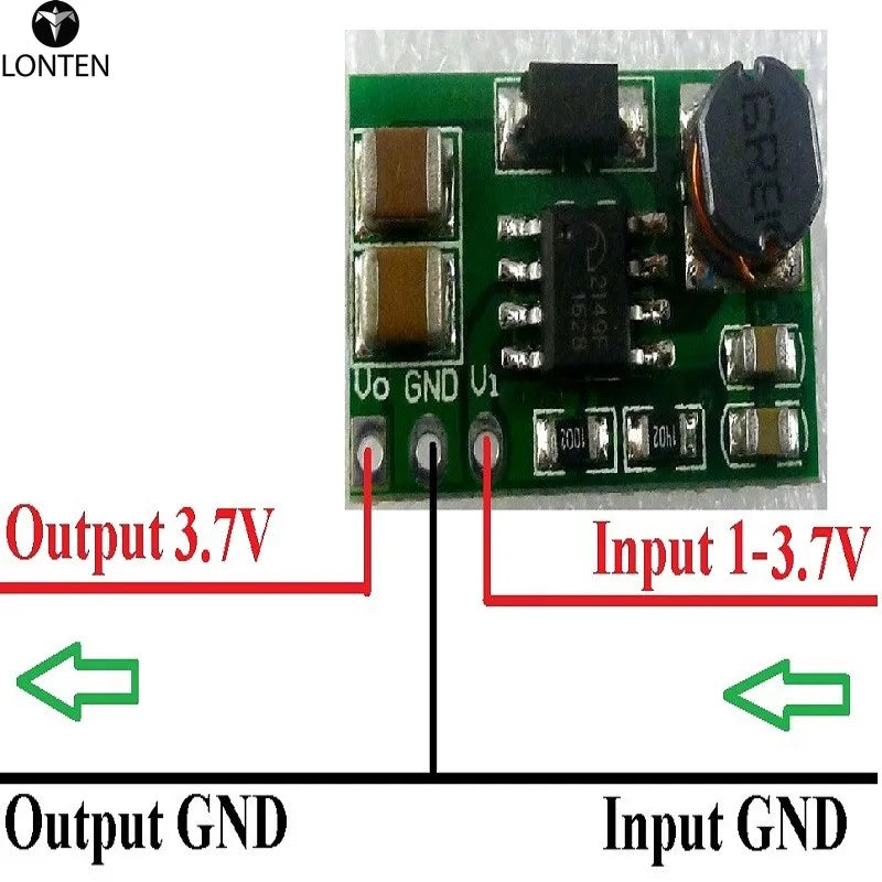 Custom 0606SA_3V7 " Input 1-3.7V Output 3.7V " DC-DC Converter Step up Boost Module for 18650 battery Toy Diy Manufacturer