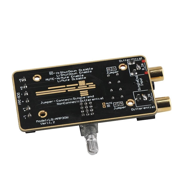 15W*2 2.0 CH PAM8620 Digital Audio Amplifier Board DC 8V-26V Home Audio Stereo AMP Board DIY for Speaker pcb assembly Customize