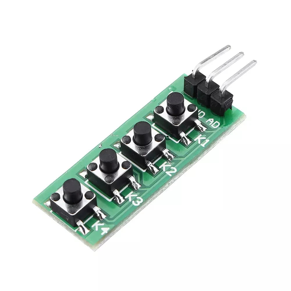 Custom 10pcs/lot Keypad 4 Button Key Module Switch Keyboard For MEGA2560 Breadboard modules Manufacturer
