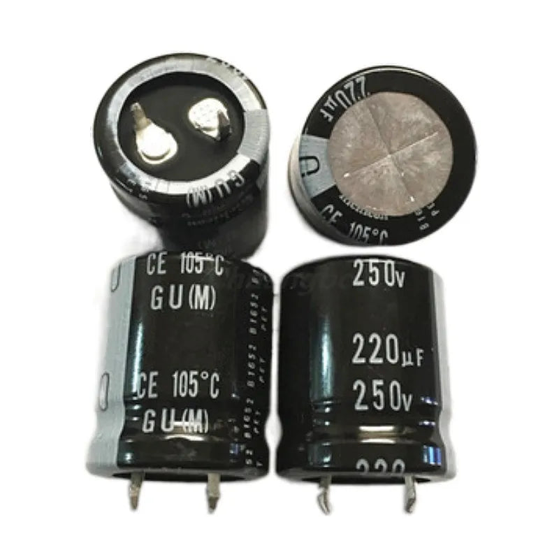 Custom high quality 250V220UF 22X25 22X30MM aluminum electrolytic capacitors 250V220UF 22X25 22X30 22X35 25X20MM Manufacturer