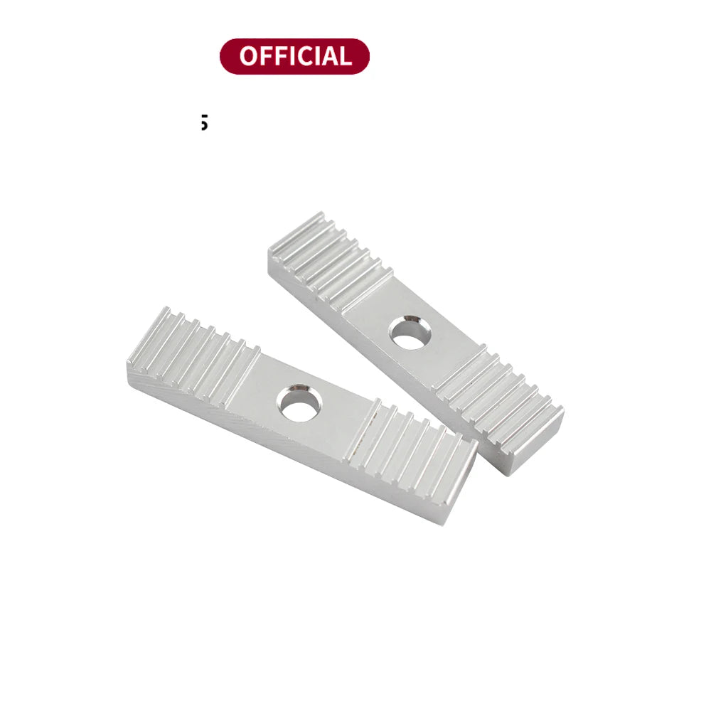 Custom Aluminum Alloy Tooth Pitch 2mm Aluminum Sheet Reprap GT2 Timing Belt Fixing Piece Clamp Fixed Clip 9*40mm CNC For Print Manufacturer