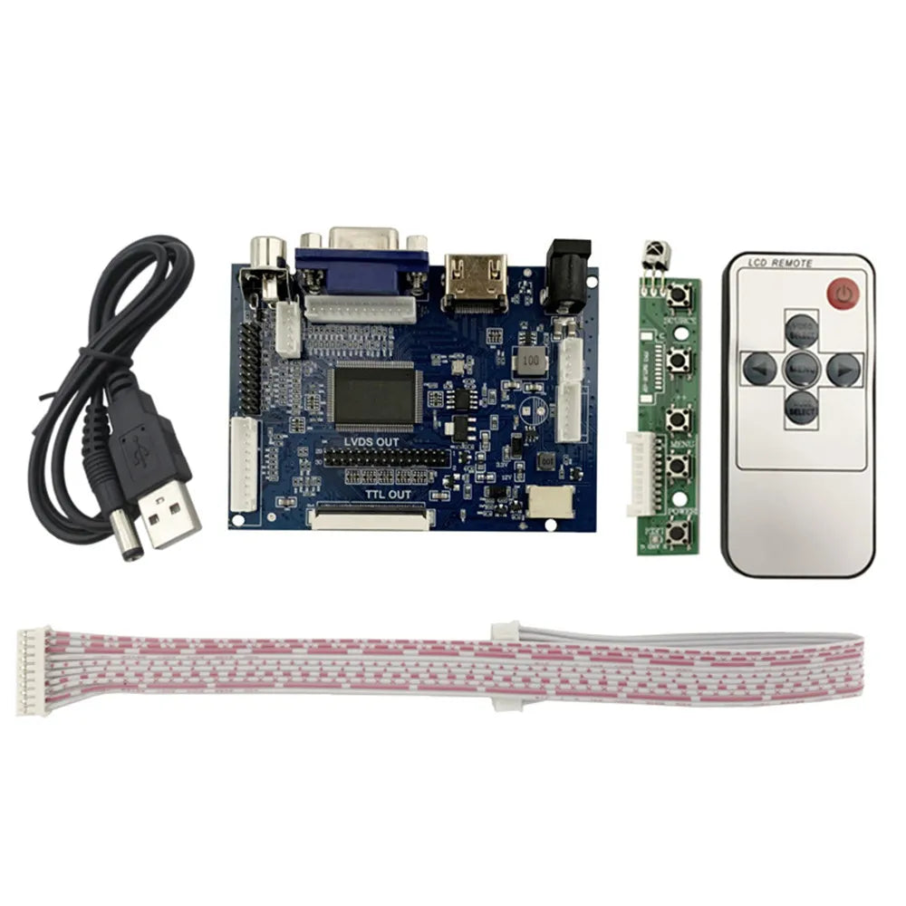 Custom 9 Inch LCD Screen Display Monitor Driver Control Board 2AV HD--Compatible VGA For Raspberry Pi Banana/Orange Pi Mini Computer Manufacturer