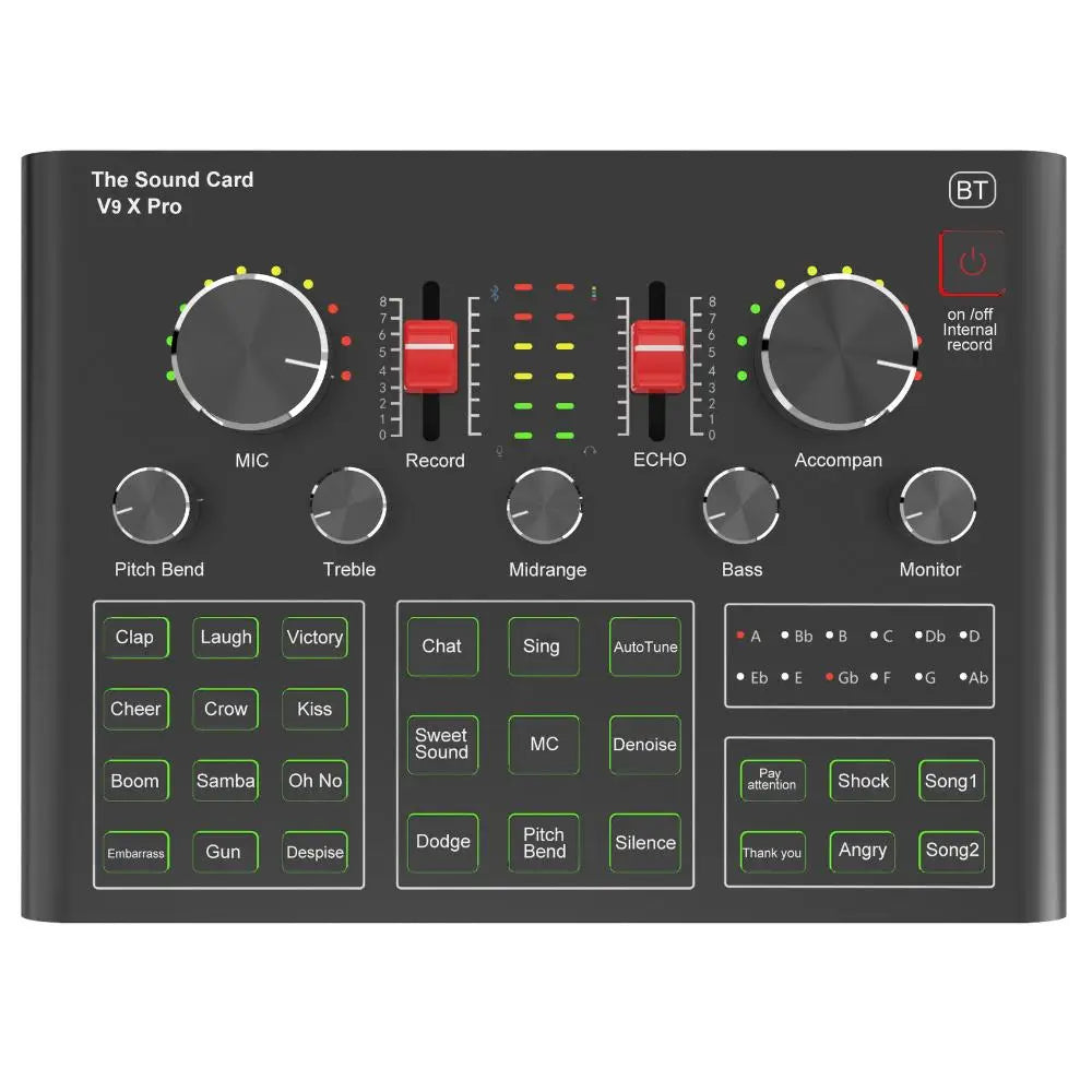 Custom LT V9XPro BM800 Sound Card Studio Music Set Mixer Noise Reduction Portable Microphone Voice Live Broadcast for Phone PC Record Manufacturer