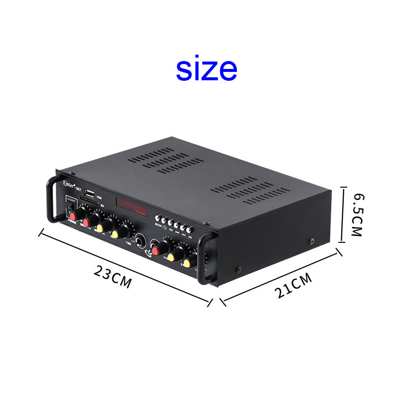 2*60W FM Mp3 Player Audio Power AMP HiFi Class AB Digital Mp3 Decoder Equalizer Home Car audio Amplifier board pcb assembly Customize