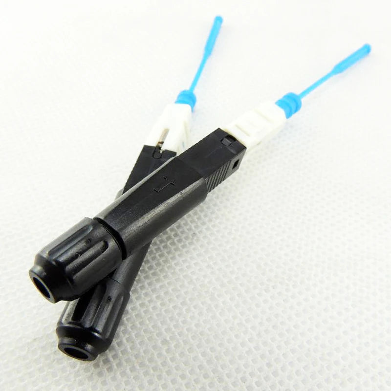 Custom 100PCS SC UPC single-mode FTTH Fiber hot melt quick connection SC FTTH Fiber Optic Fast Connector SC Connector Manufacturer