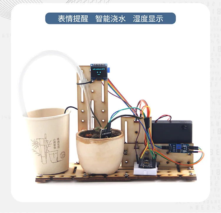 Custom Micro Expression Plant Automatic Watering Device Soil Moisture Detection DIY Production Compatible Manufacturer