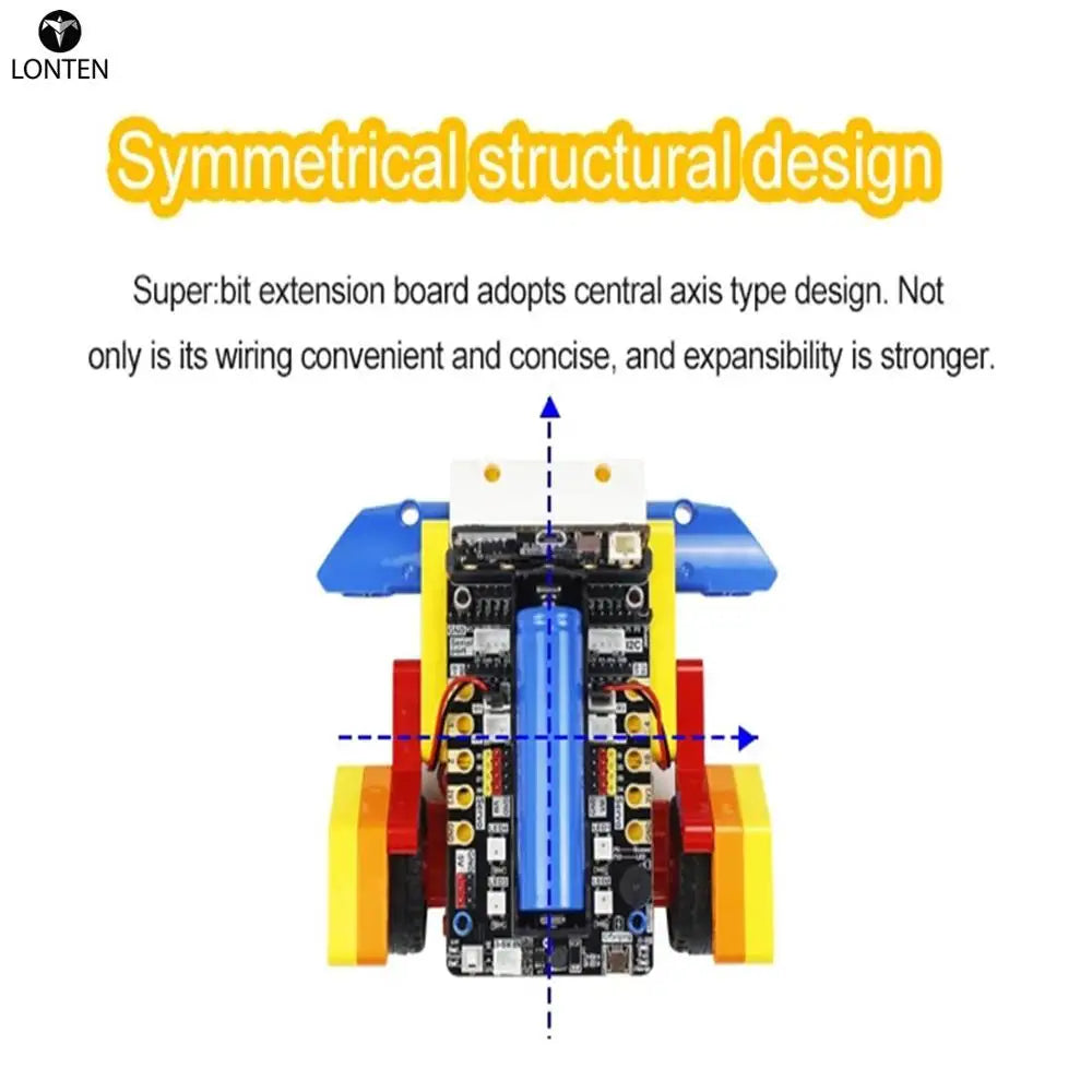 Custom Lonten Program Intelligent Robot Building Block Car Kit Shape Programming Education Car for Micro:bit with for Super:bit Expansi Manufacturer