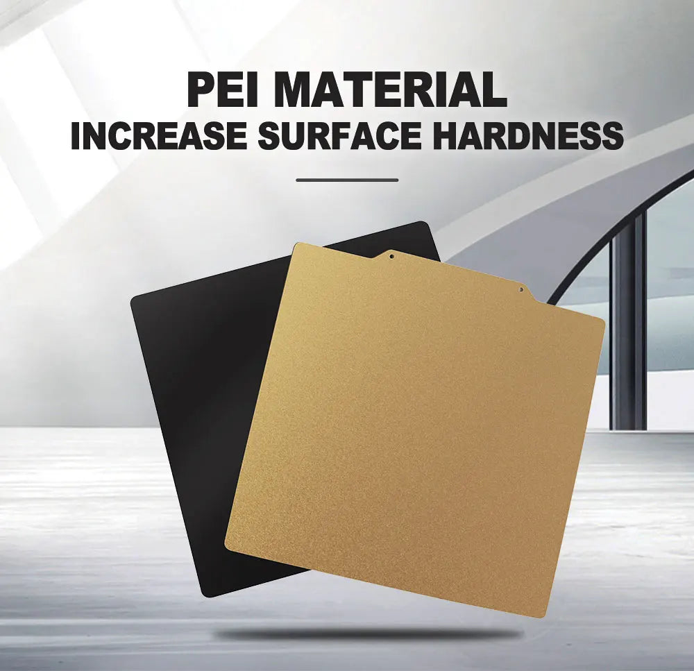 Custom Upgrade Removal Spring Steel Sheet Bed Pre-Applied PEI+Magnetic Bed Powder Coated Bed PEI Plate 220/235/255/305/355/310/355mm Manufacturer