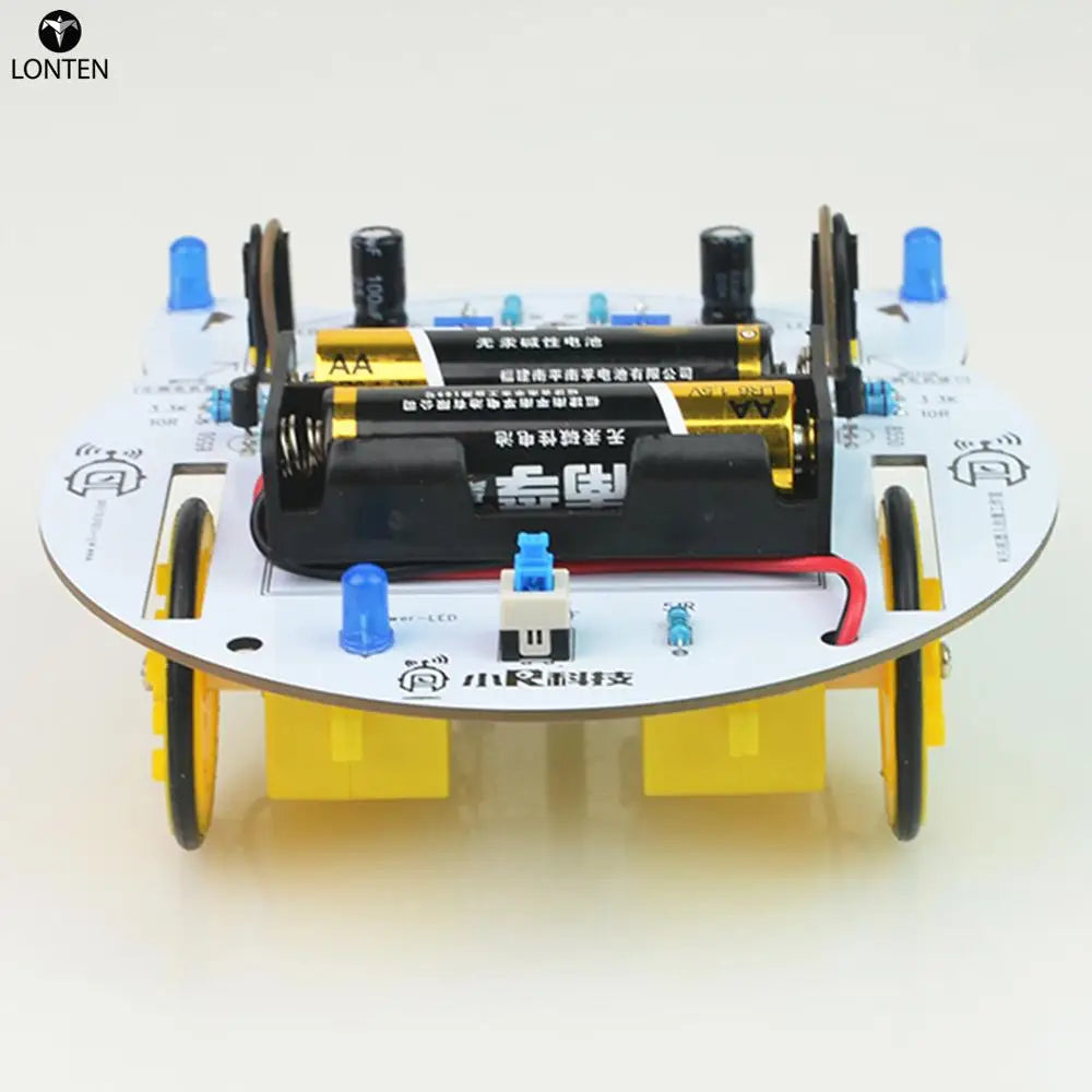 Custom Lonten DIY High Tech Toys Mini Cat DIY Smart RC Robot Car Tracking STEAM Educational Programmable ToysKit Manufacturer