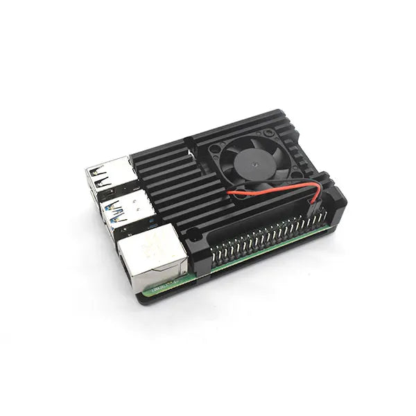 Custom NEW Raspberry Pi 4 case Aluminum Metal Case Aluminum Case Box with single Fan Heat Sink for Raspberry Pi 4 3 Model B 3 Manufacturer