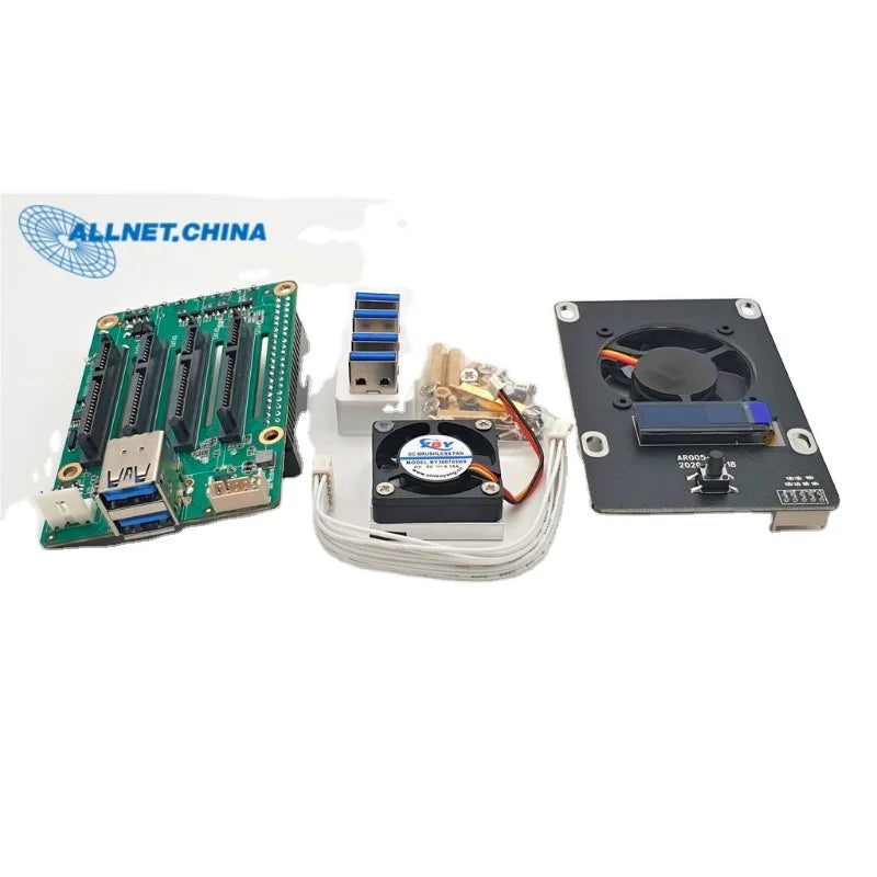 Custom Custom PCB Dual/four SATA for raspberry PI 4 or Raspberry PI 3/3B+ PCBA circuit MANUFACTURER USB PCBA Manufacturer