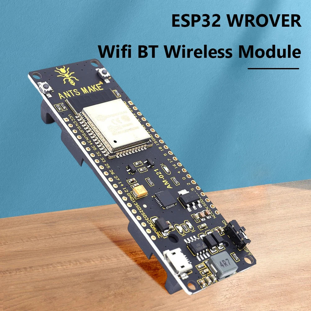 Custom ESP32 WROVER Develop Board WiFi BT-compatible ESP-WROOM-32 Module DC 3.6V-5V Input for Smart Home Control Manufacturer
