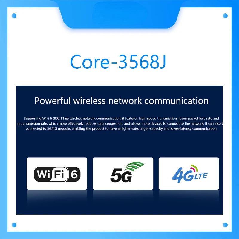 Custom AIO-3568J Core-3568J RK3568 Development Board Industry Board Internet of Things Artificial Intelligence Edge Computing Manufacturer