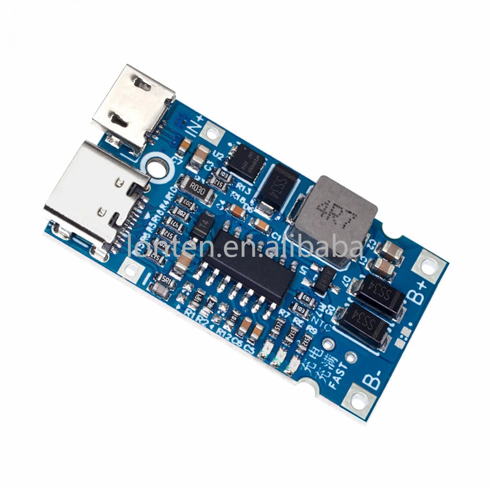 Custom Type-C USB 2S 3S 4S 5S BMS 4.5V-15V 18W 2A Lithium Battery Charging Module Support QC Fast Charge With Temperature Protection Manufacturer